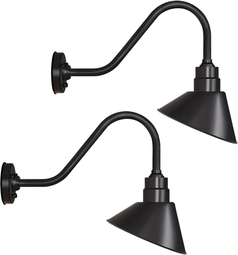Lamparas de cuello de cisne 10" 2 Pcs