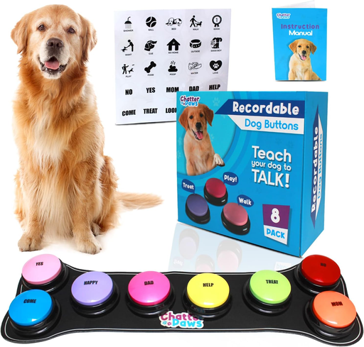 Botones de comunicacion para perros