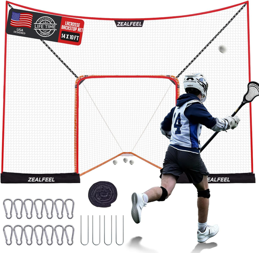 Red de lacrosse 14x10 FT