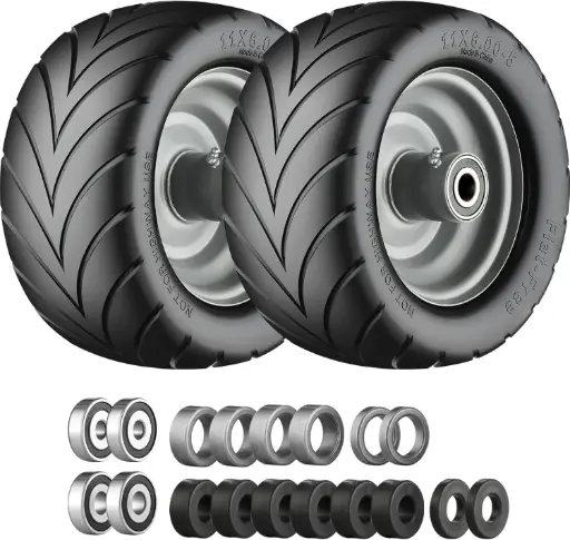Llantas 11x6.00-5 2Pcs