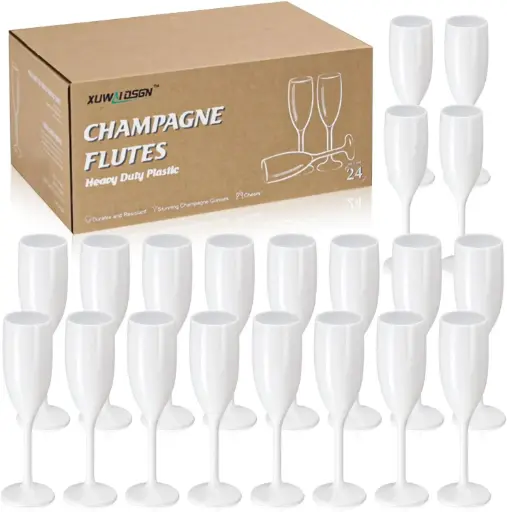 Copas de champan acrilicas 24Pcs