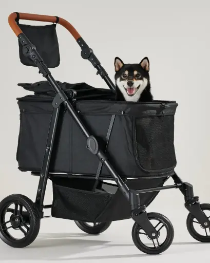 Coche para perro mediano