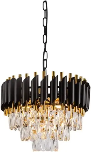 Lampara colgante 32x38cm 5 luces