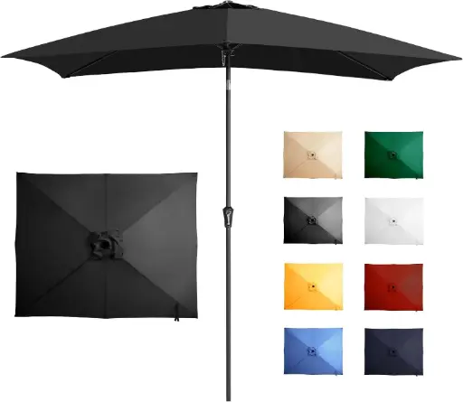 Sombrilla de exterior 6.5x10FT Ayge